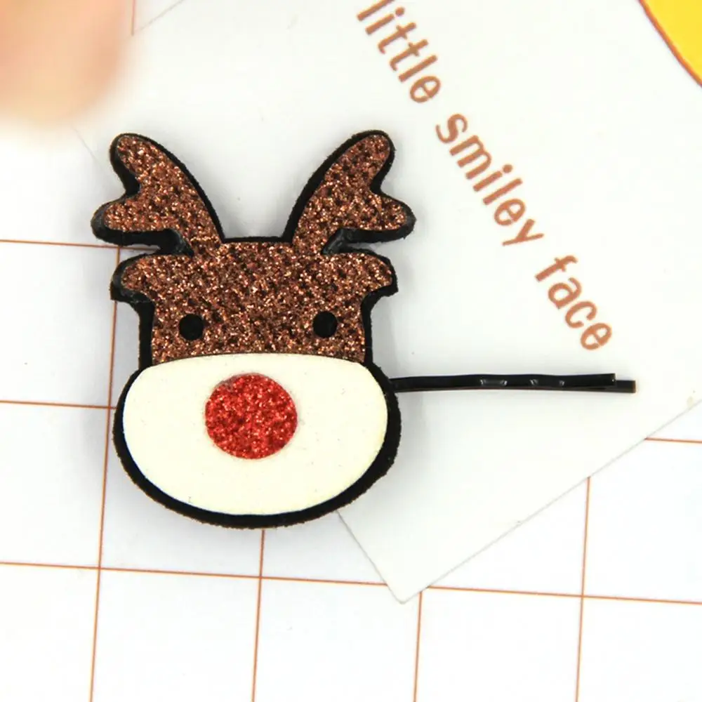 Accessories Children Christmas Hairpins Cartoon Cute Sequins Hair Clips Christmas Gift Christmas Kids Baby Girls Hair
