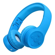 Wireless bluetooth Kids Headphone 85dB Foldable Portable Children Child Safe Over Ear Adjustable Headset Girls Boys Gift