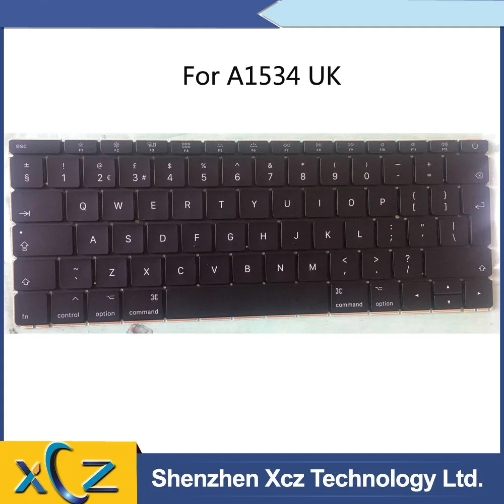 Новая клавиатура A1534 для Apple Macbook 12 ''retina A1534 UK год