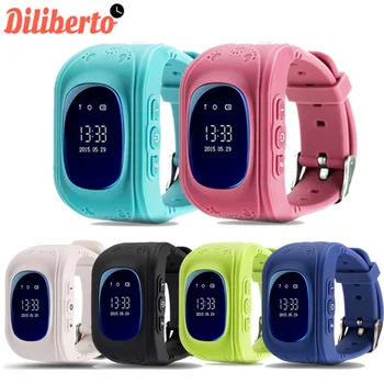 

Diliberto Q50 Kid Safe Anti Lost GPS Smart Watch Locator Tracker Smart Watch Wristwatch for Children Compatible IOS & Android