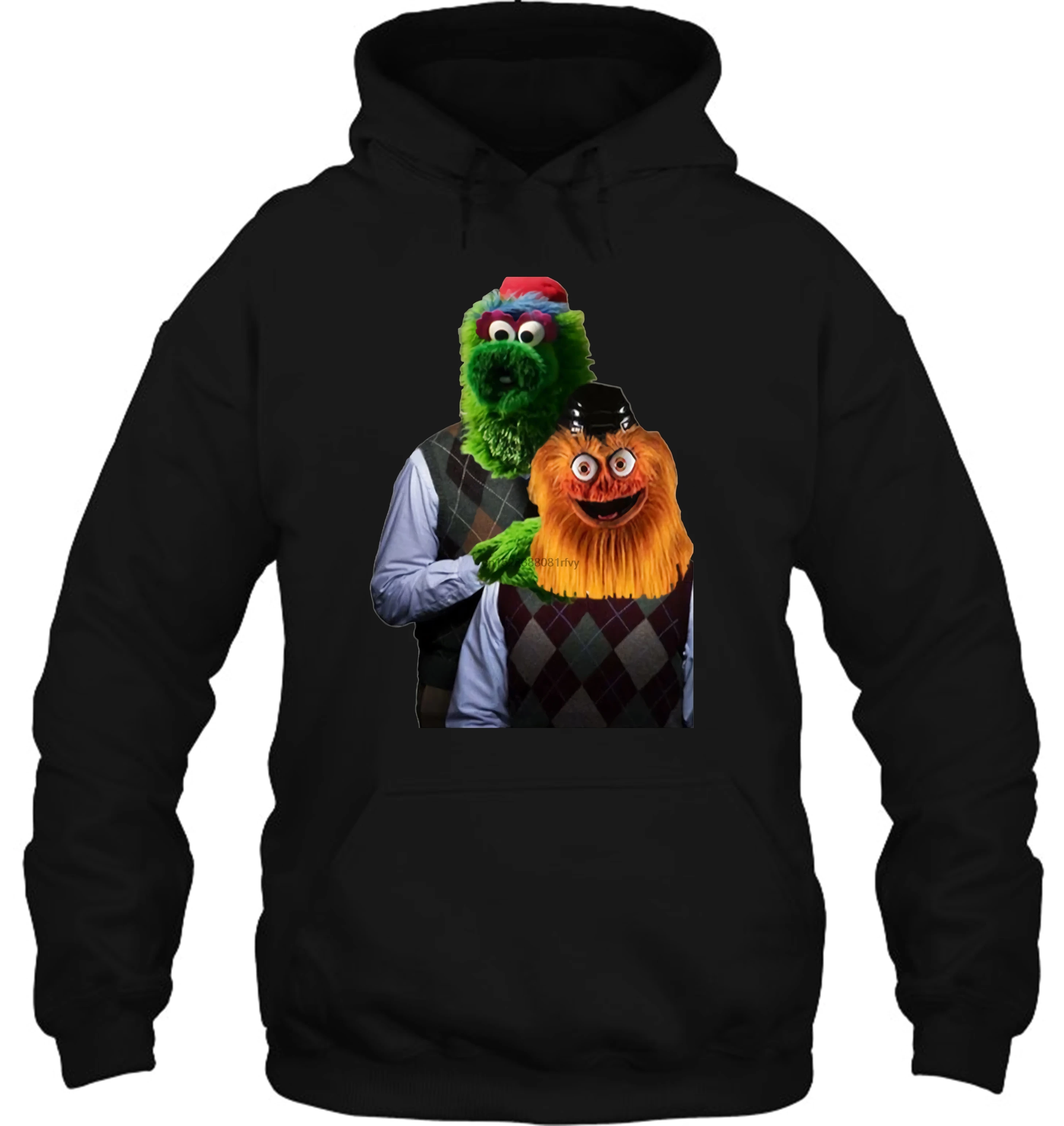 Мужская толстовка Gritty Step Brotherly Love Philly хоккейный талисман черный S 5XL женская уличная одежда