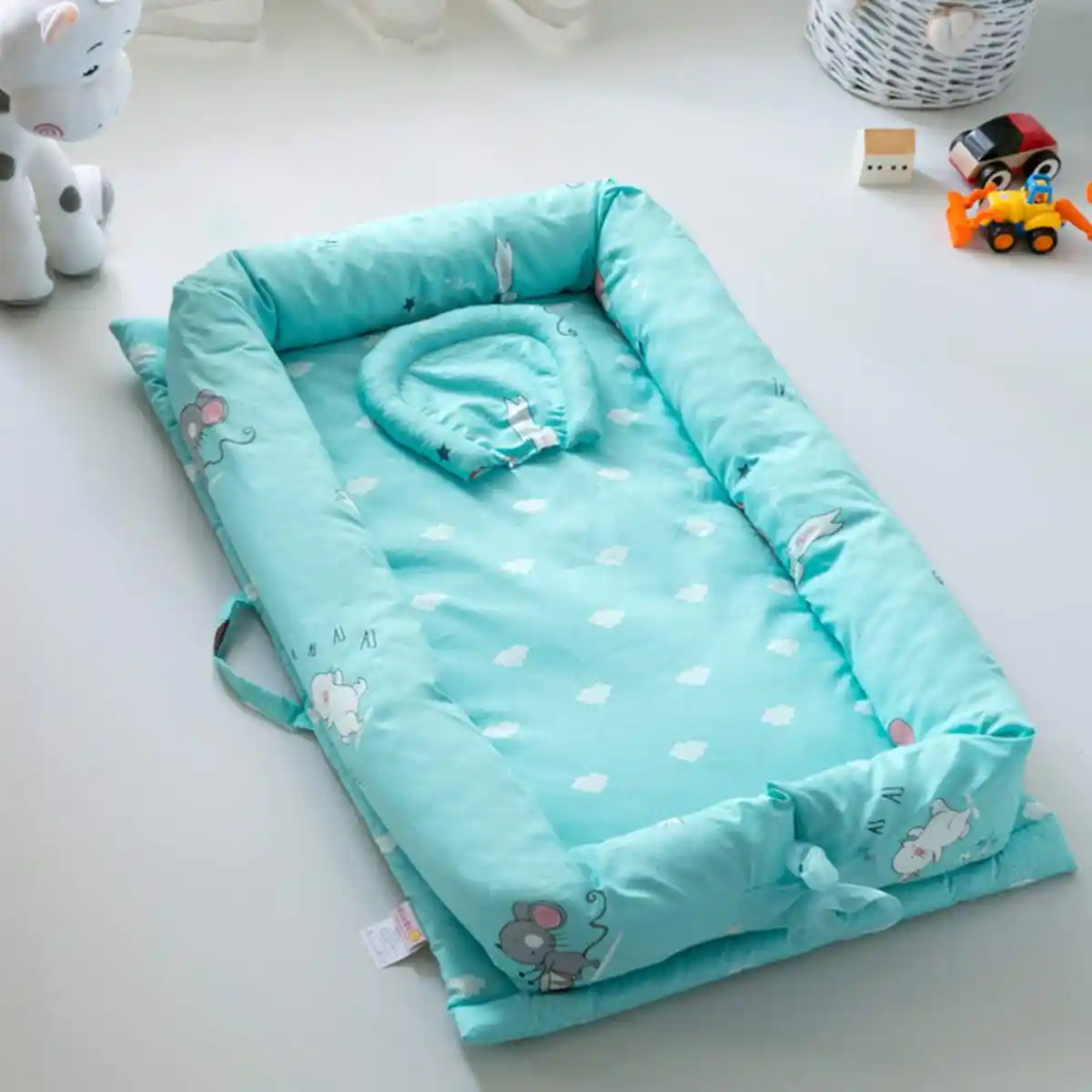 Cama De Nido De Bebe De 90x55x15cm Cuna Portatil De Viaje Cuna De Algodon Para Bebe Recien Nacido Cuna Parachoques Cunas Aliexpress