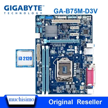 

Original Gigabyte GA-B75M-D3V LGA 1155 Motherboard DDR3 B75M-D3V 16GB USB2.0 USB3.0 B75 Desktop Intel Core i3 2120 Refurbished
