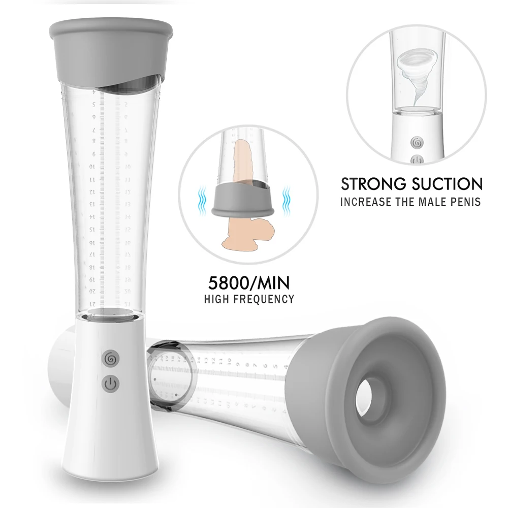 Kopen Vibrator Voor Mannen Pomp Penisvergroting Pompen Dick Pro Extender Vacuümpomp Voor Mannen Dick Erectie Bijstaan Transparante Apparaat
