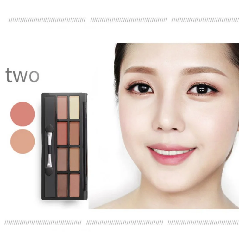 

8 Colors Shimmer Glitter Eyeshadow Earth Color Blendable Long Lasting Eyeshadow Palette Makeup Pro Eye Shadow Makeup