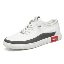 Мужские спортивные кроссовки из натуральной кожи на шнуровке; повседневная обувь для мужчин; нескользящая Мужская обувь; tenis masculino