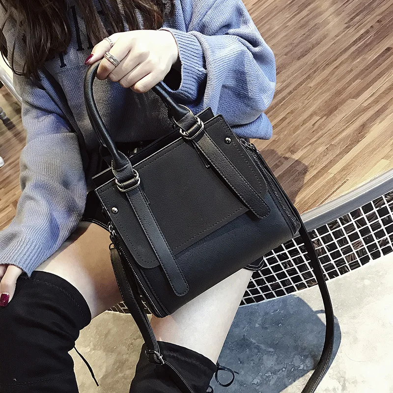 

LEFTSIDE Vintage New Handbags For Women 2019 Female Brand Leather Handbag High Quality Small Bags Lady Shoulder Bags Casual