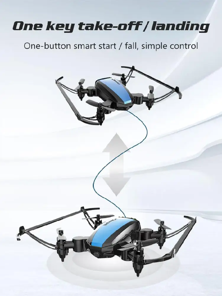 GW125 Mini Drone Quadrocopter 2.4G 4CH RC Helicopter Micro Pocket Folding Dron for Kids Toys for Boys