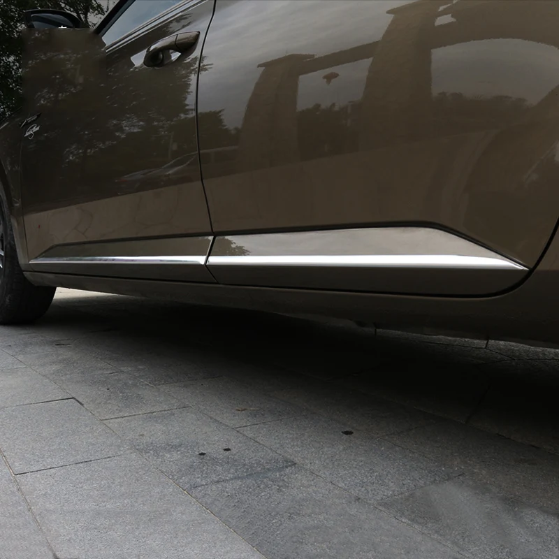 Lsrtw2017 Нержавеющая сталь края машинной двери дверные ручки планки для Skoda Superb Octavia a7 аксессуары для интерьера