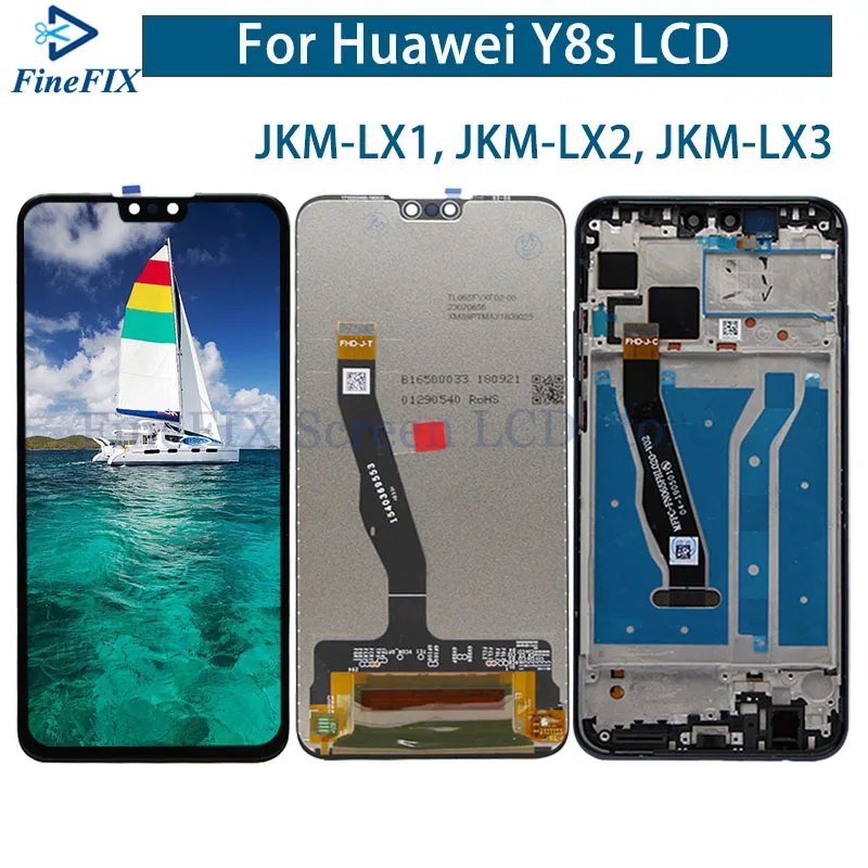 100% протестированный 6 5 ''сменный дисплей для Huawei Y8S ЖК-дисплей сенсорный экран