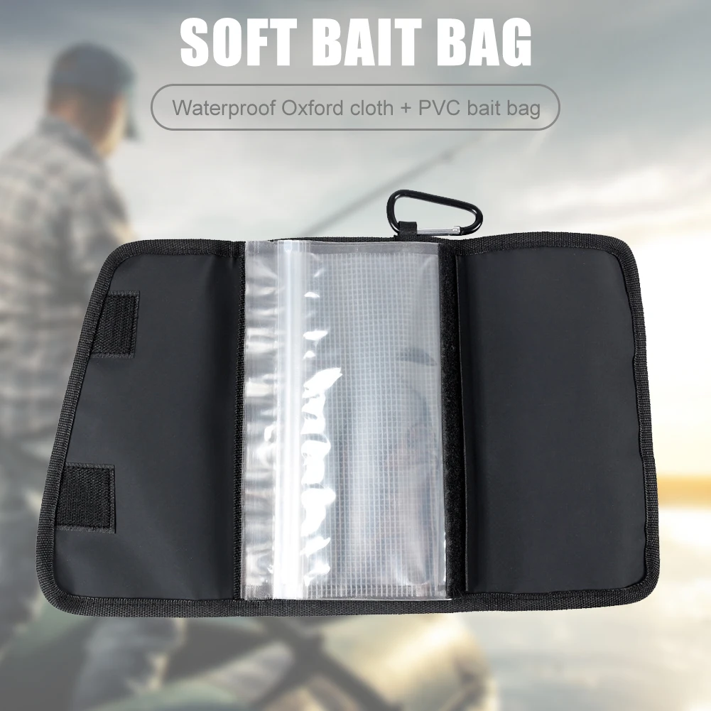 Fishing Accessories Soft Lure Bait Binder With Carabiner Multi Function  Waterproof Tackle Wallet Bag For Worms And Jigs From Xiaozhann, $17.54