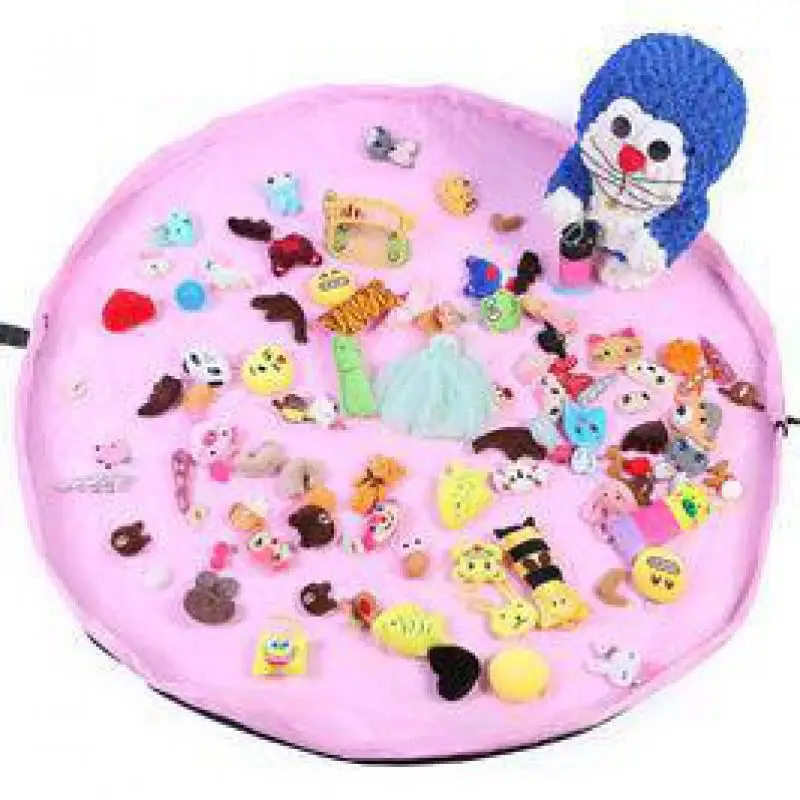 Горячая Распродажа, apete Infantil, портативная Детская сумка для хранения игрушек и игровой коврик, органайзер для игрушек, модная практичная сумка для хранения - Цвет: 4