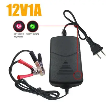 

12V Car / Motorcycle Battery Charger with Alligator Clip Car Accessories