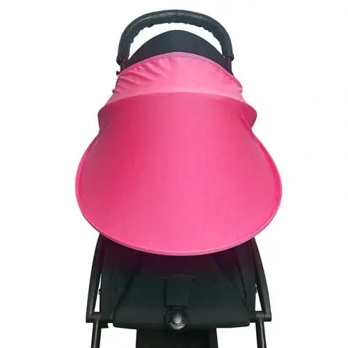 Детская коляска, ветрозащитная, солнцезащитный козырек, солнцезащитный козырек, козырек от солнца, капюшон, навес, крышка, коляска, солнцезащитный козырек, аксессуары для детской коляски - Цвет: Розовый