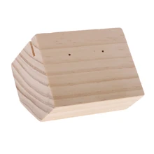 Неокрашенный простые деревянные серьги ювелирных изделий Дисплей подставка держатель Органайзер