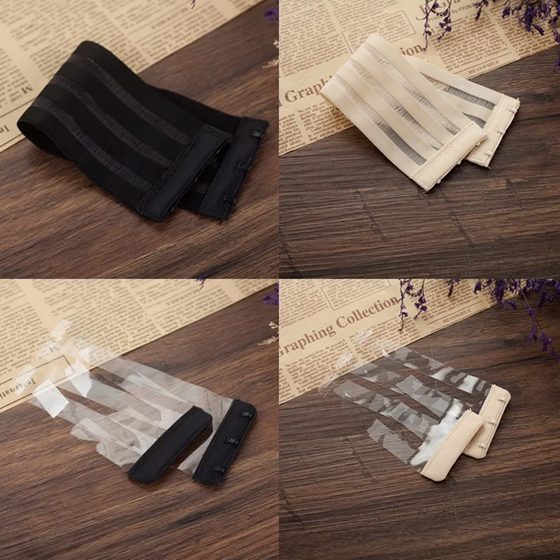 

New Women Elastic Bra Extender Shoulder Strap Silicone Non Slip Buckle Clear Straps Invisible Transparent Bra Strap Backless