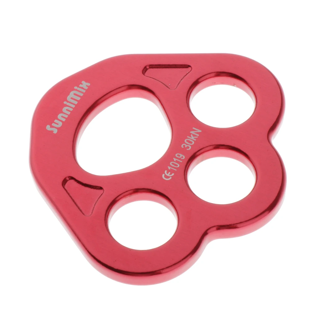 2 Pieces Aluminum Alloy Rigging Plate Carabiner Mountaineering Rock Climbing