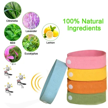 

10PCS Anti Mosquito Wristband Mosquito killer Eco Friendly Insect Bugs Repellent Bracelet Safe For Kids Home Outdoor Protection