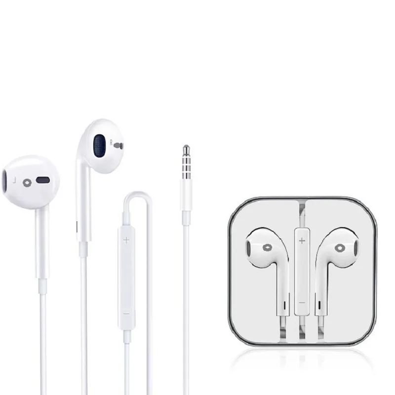 

GHC 3.5mm Earphone with microphone Wired Stereo Earphones For iPhone 5/6/7 for Wired Earphone Dropshipping