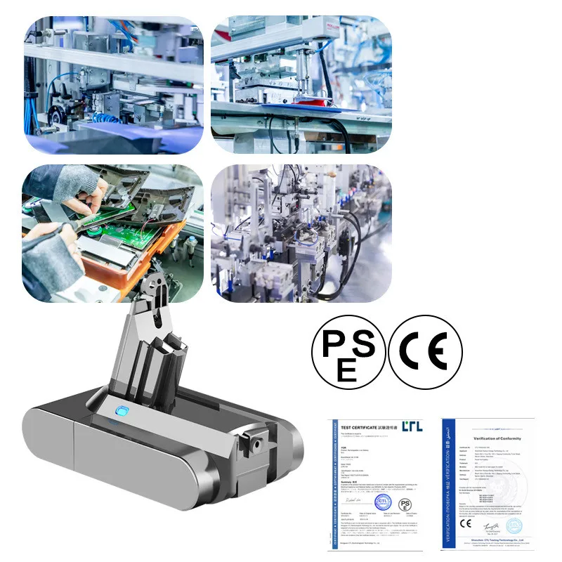 21,6 V 4800 мА/ч, литий-ионный аккумулятор Батарея Замена для Dyson Батарея 4.8Ah V6 DC61 DC62 DC72 DC58 DC59 DC72 DC74 пылесос