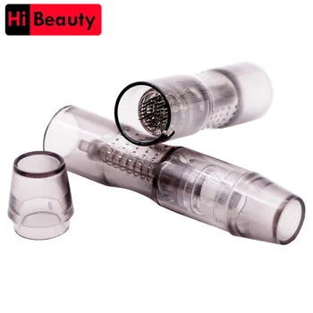 

100pcs Disposable Tip Sterile Micro Nano Derma Tattoo Needles Cartridges 36 Pin For Permanent Embroidery Makeup Anesthetic Free