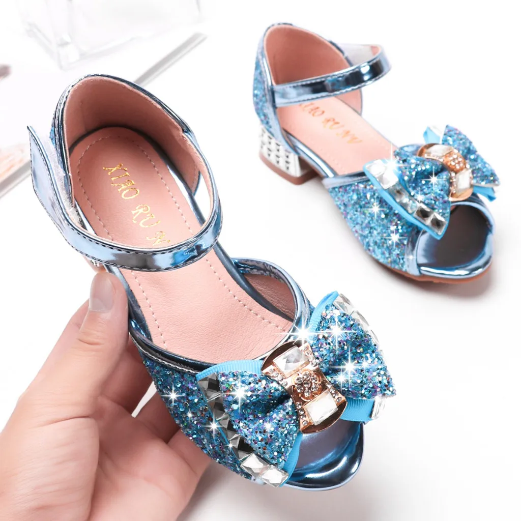 Mini Melissa/детские сандалии для девочек; Летняя обувь; детская обувь для маленьких девочек с жемчужинами и кристаллами; обувь для принцессы сандалии