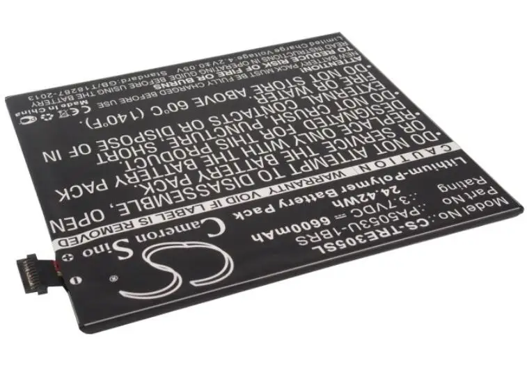 Cameron sino 6600 мАч аккумулятор для Toshiba AT205 AT205-T16 AT305 возбуждать 10 10LE PA5053U-1BRS планшет Батарея