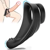 Samox Silicone Penis Ring Scrotum Bind Cock Ring Sex Toy for Men Erection Prostate Massage Dual Ring Delay Ejaculation Lock Ring 1