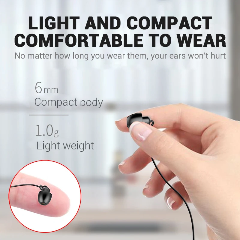5pcs lot 3 5mm USB Type C Sleep Earphones With Mic Type C headset USB C Earbuds for Xiaomi huawei vivo iphone 4 5 6