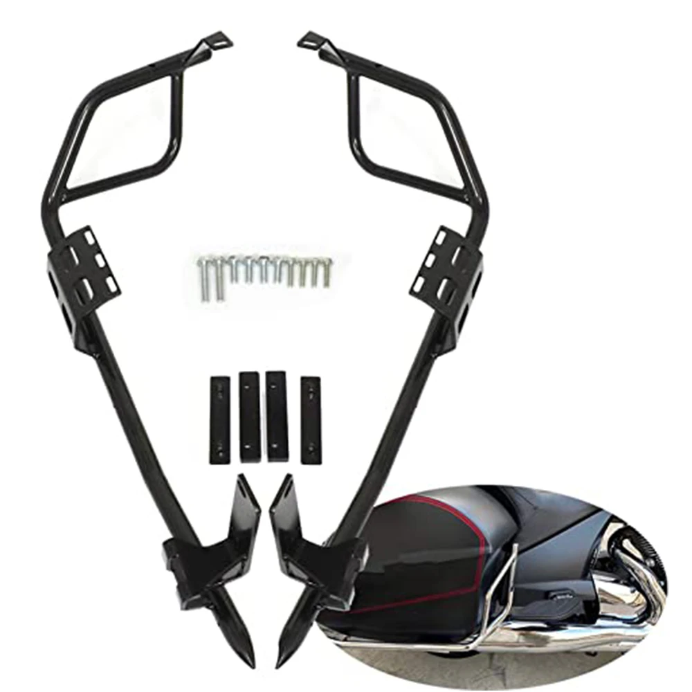 Motorcycle Rear Saddle Bag Guards Rails Saddlebag Bracket Guard Crash