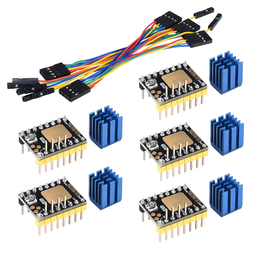 Драйвер шагового двигателя TMC2208 V3.0 UART TMC2130 SPI для SKR V1.3 MINI E3 Ramps 1 4/1 6 детали 3D