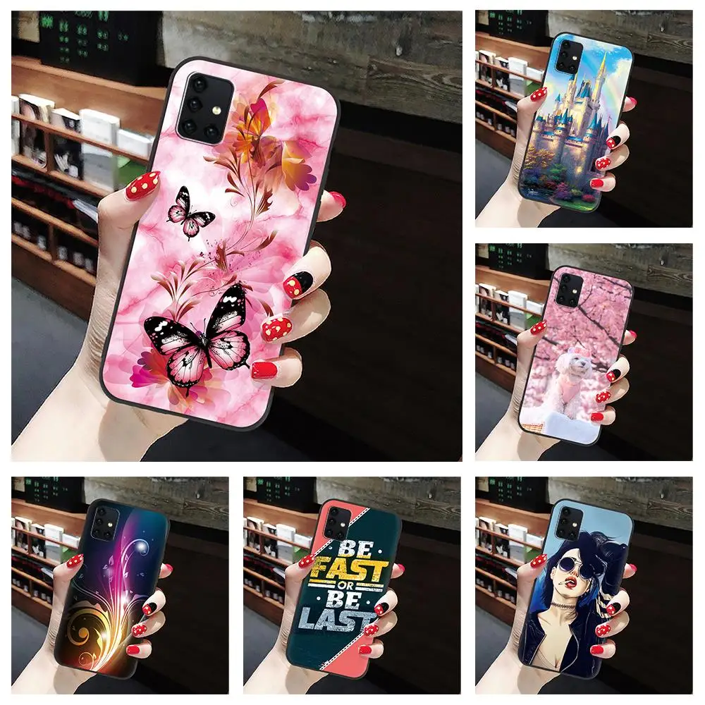 For Girls Cartoon Phone Case Samsung Galaxy A51 5G/SM A516N Dirt-resistant Original Anti-dust | Мобильные телефоны и