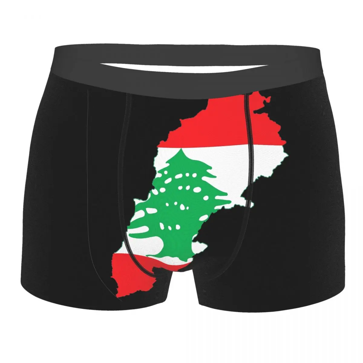 

Flag Map Of Lebanon Photographic Men's Boxer Briefs R301 Cool Men's boxer leggings