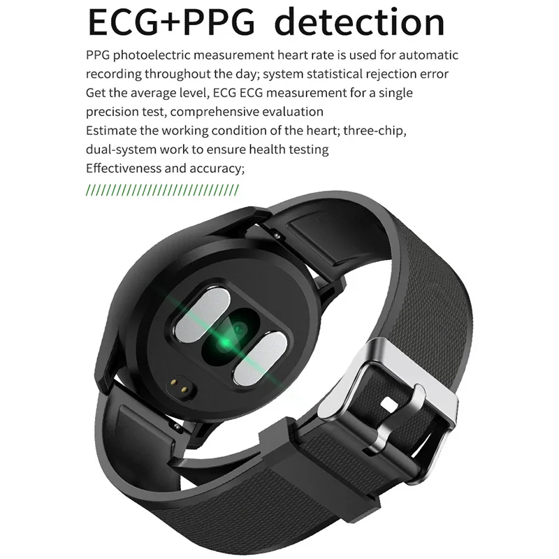 Vorke VQ7 ЭКГ+ PPG Смарт-часы IP68 Водонепроницаемые мужские Смарт-часы монитор сердечного ритма фитнес-трекер мульти-спортивные Смарт-часы PK N58