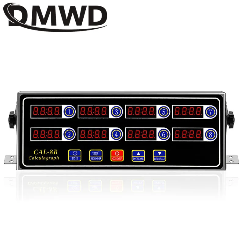 Commercial kitchen timer 8 channel digital button for restaurant