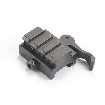 

Outdoor Rail Adapter 4 Slot Quick Release Rifle Red Point Sight Range Lifter Compact Lever Lock Adapter Toy Accessories