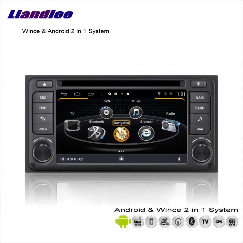 Автомобильная Мультимедийная стереосистема Liandlee на Android для Toyota Etios 2012 ~ 2013 радио