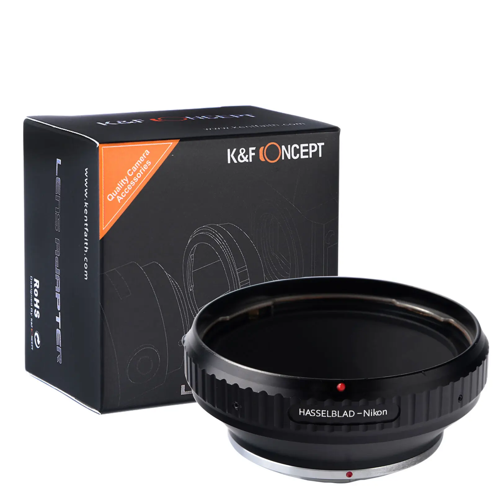 Купить k & f concept адаптер для крепления объектива камеры hasselblad