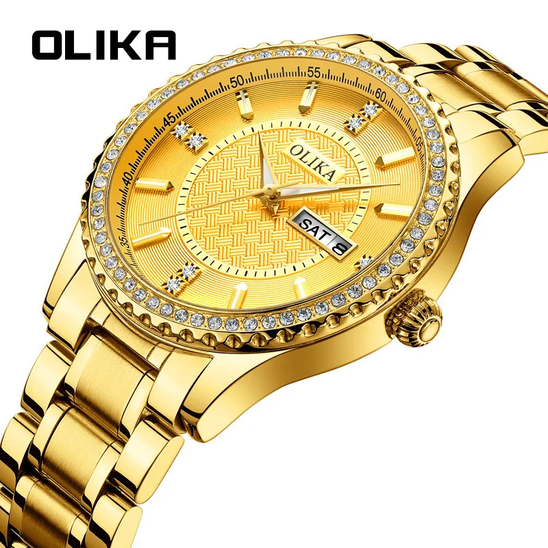 Часы OLIKA мужские модные деловые кварцевые водонепроницаемые | Наручные часы