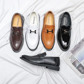 

2020 Leather Casual Men Shoes Fashion Men Luxury Italian Soft Moccasins Man Loafer Fashion Casual Shoes Slip-On Driving Shoes