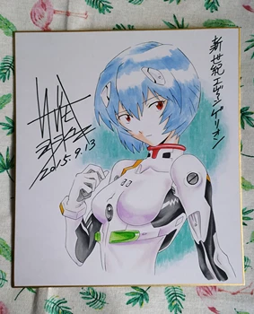 

hand drawn Sadamoto Yoshiyuki Shikishi Art Board272*242mm J-POP 122019A