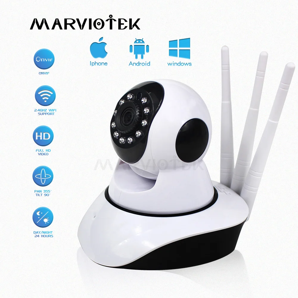 720P IP Camera WiFi Video Surveillance Camera WiFi Home Security Mini Network Baby Monitor Two Way Audio IP CCTV Camera Wireless