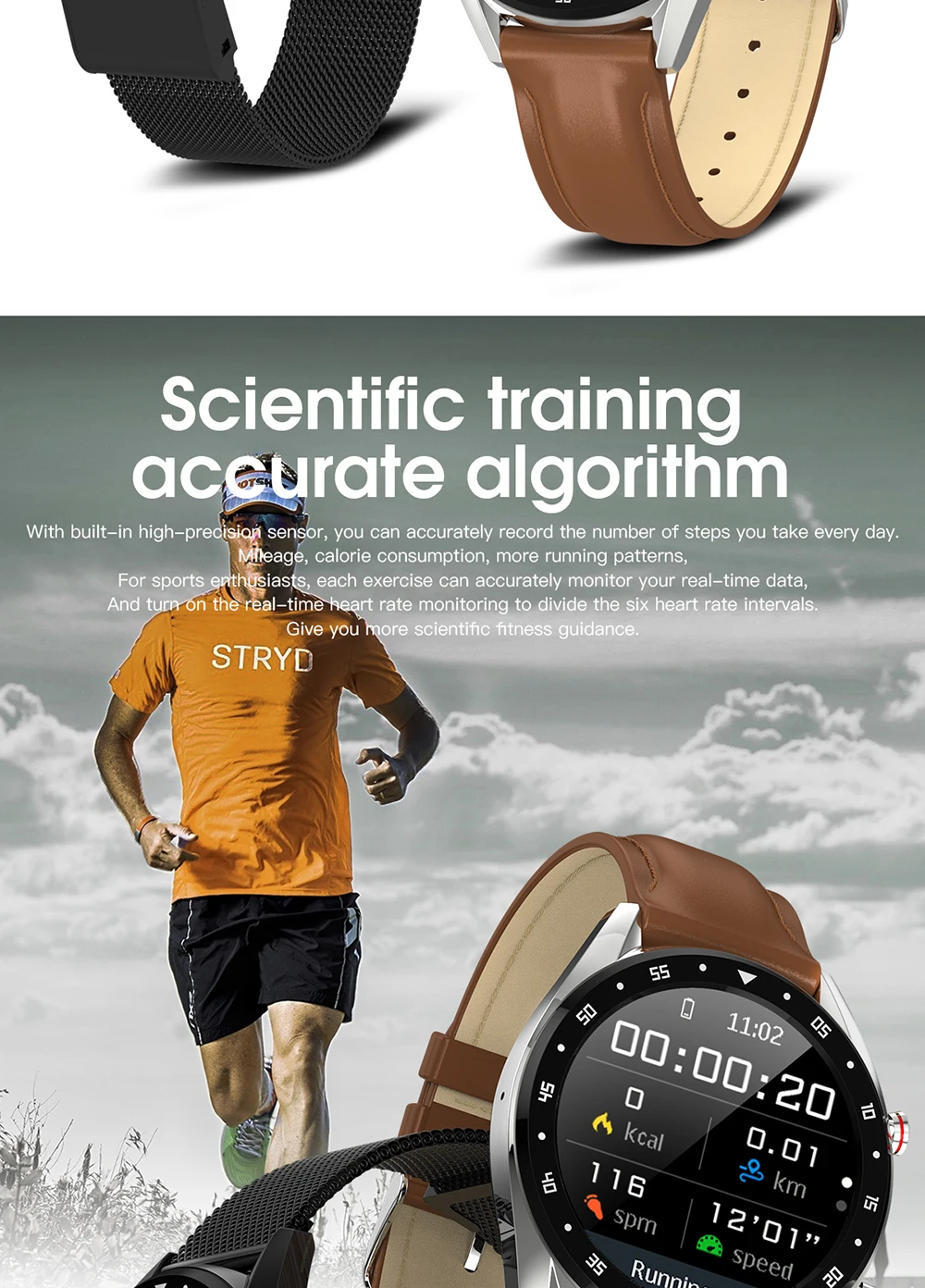 Greentiger Смарт часы наручные часы bluetooth кровяное давление кислородная технология Бизнес Спорт молодой здоровый водонепроницаемый IP68