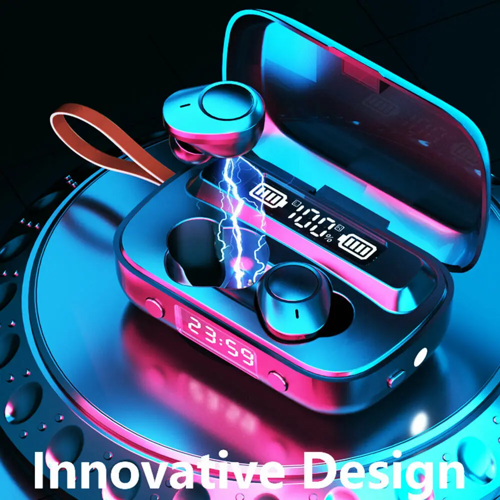 TWS Bluetooth Earphones with Microphone Touch Control Wireless Headphones HIFI Mini In-Ear Earbuds Sport Heasets For Airpods Max