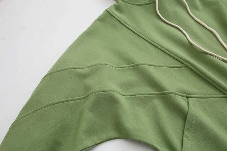 Blvyisla 3XL большой двойной карман с длинным рукавом хлопковые толстовки с капюшоном женский комбинезон спортивные толстовки с длинными рукавами высокое качество