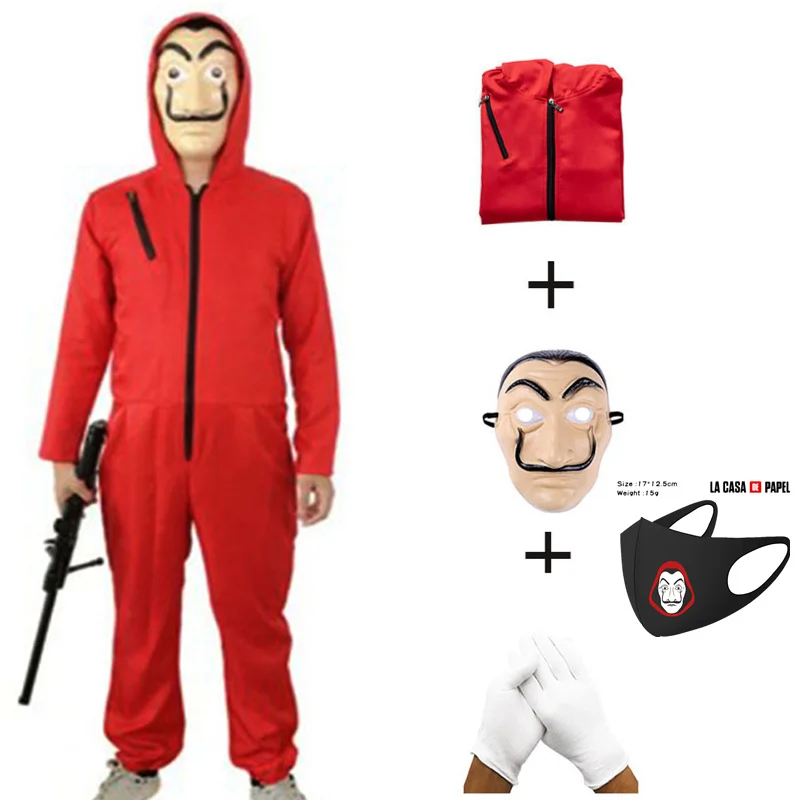 NWZSM Salvador Dali Cosplay La Casa De Papel Costume Child Adult Man Woman Halloween -Zentai shop online H0c0e8d3d45774117975d96522cc1b3c07.jpg