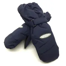 1 пара, зимние уличные детские лыжные перчатки, толстые теплые ветрозащитные водонепроницаемые детские варежки