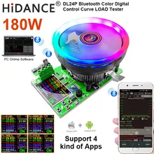 DL24/P Color 2.4" APP DC USB tester electronic load 18650 battery capacity monitor discharge charge power meter supply checker