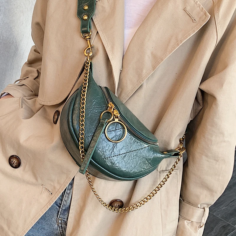  Fashion Quality PU Leather Crossbody Bags For Women 2020 Chain Small Shoulder Messenger Bag Lady Tr - 4000144294648