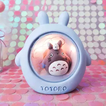 

2020 14cm Tonari no Totoro My Neighbor Totoro light Action figure toys doll Christmas gift